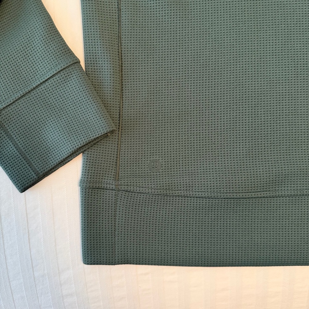 Lululemon Men’s Shift Stitch Hoodie Size XXL Dark Forest Green - Picture 8 of 12